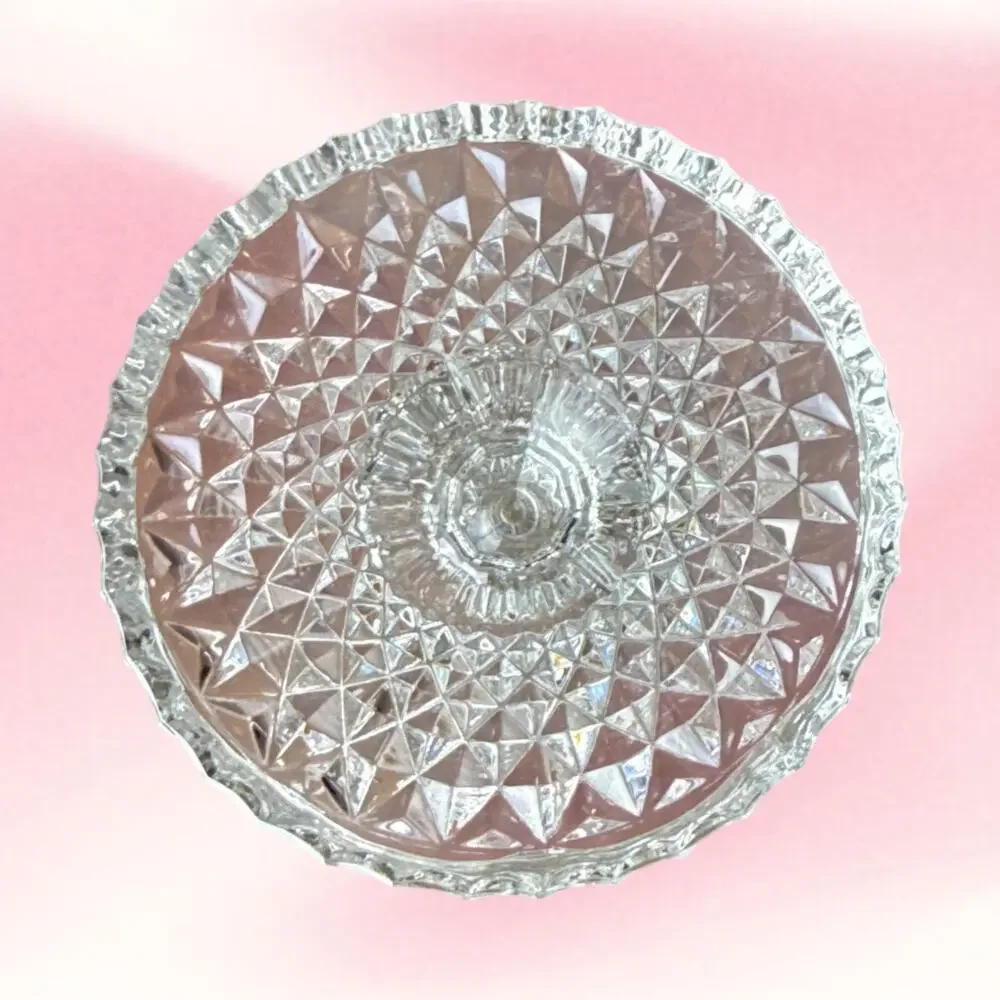 Vintage Hofbauer Byrdes West Germany Lead Crystal Decanter Statement